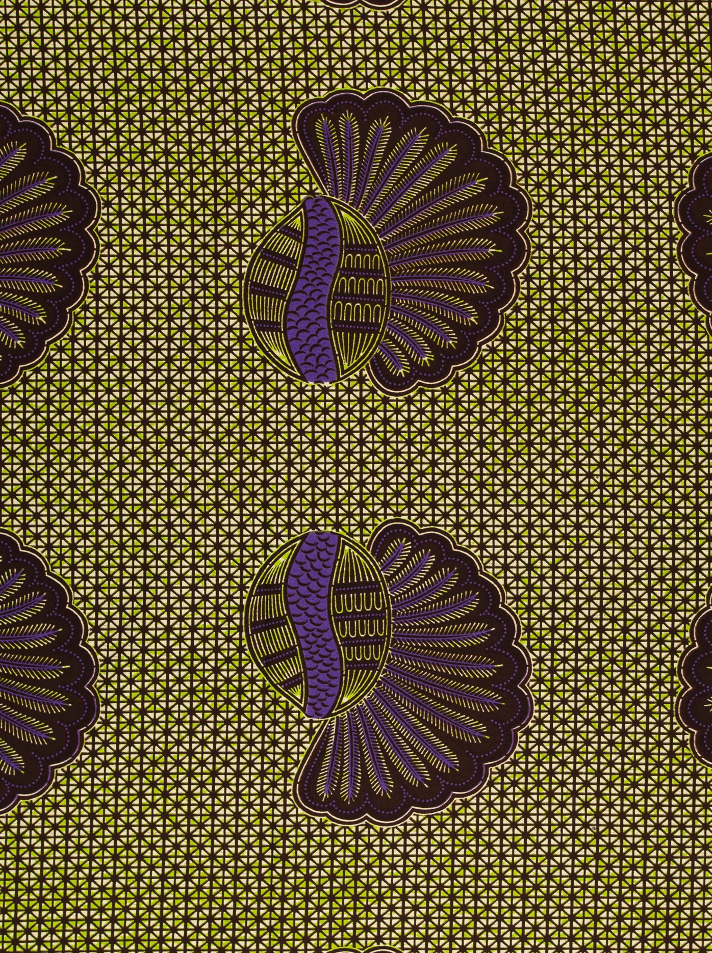 Wax Hollandais | VL00012.223 | Bunch of Bananas, Helmet, Kimba, Shell - Image 3