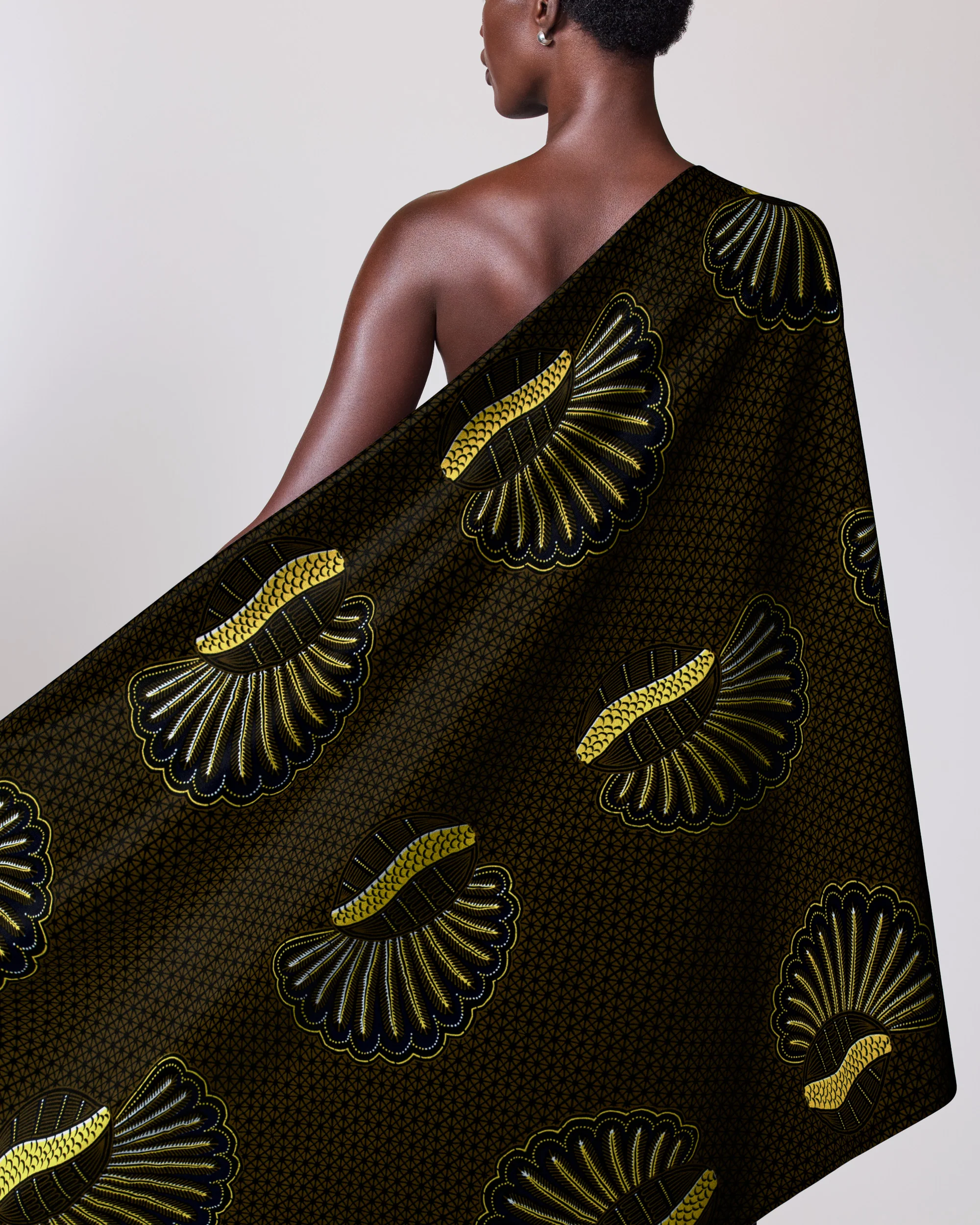 Wax Hollandais | VL00012.227 | Bunch of Bananas, Helmet, Kimba, Shell - Image 2