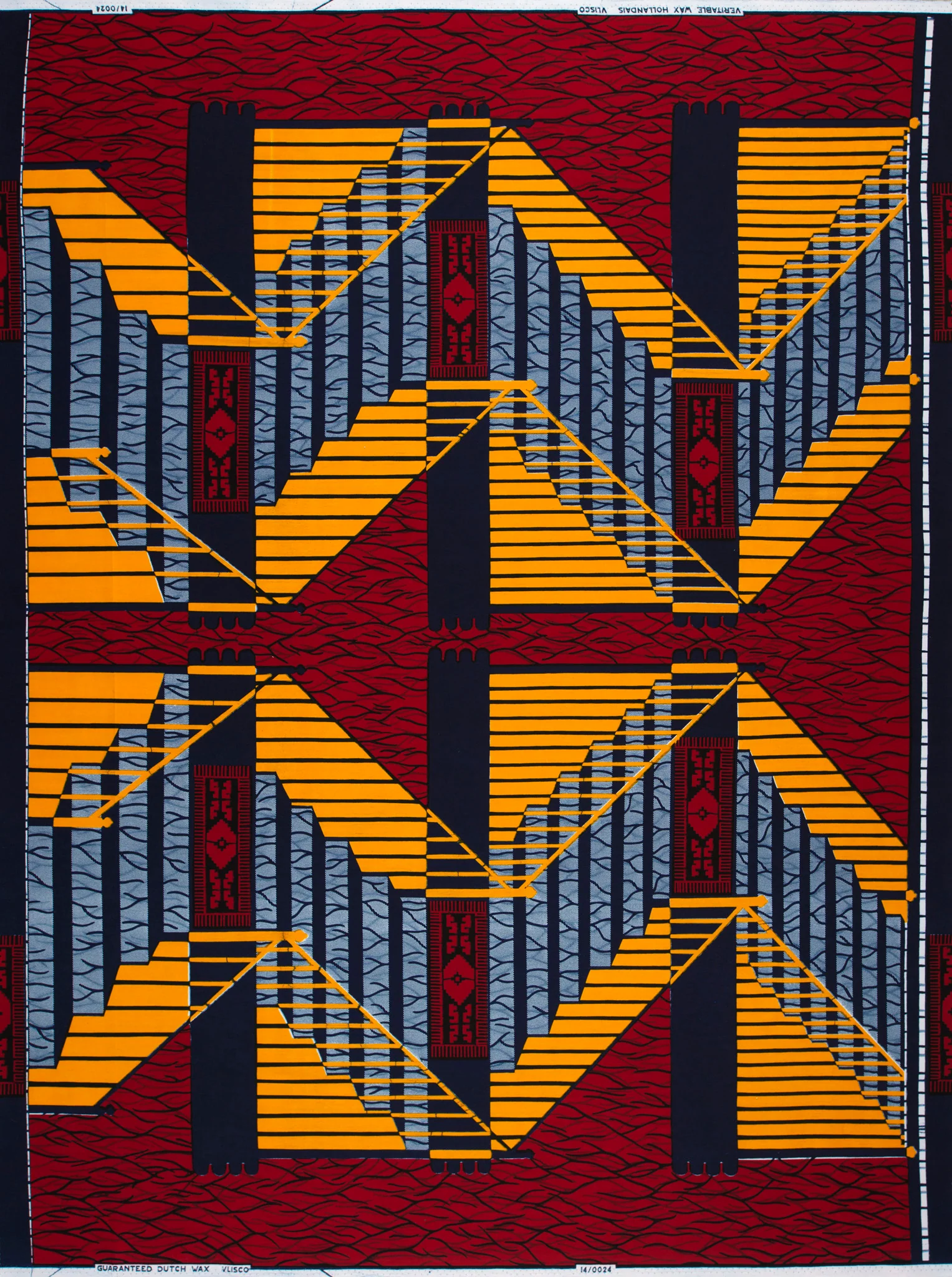 Wax Hollandais | VL00024.061 | Atrakpui Gtbele antwele, Big Step, Staircase - Image 4