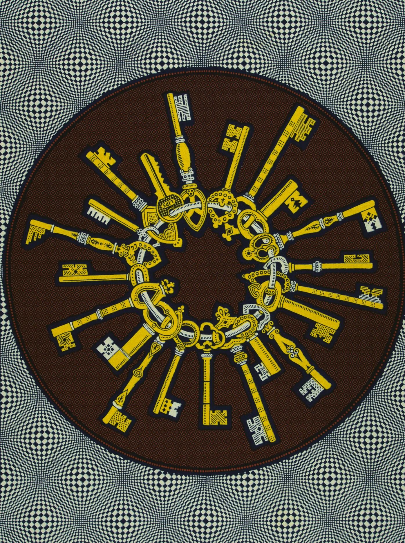 Wax Hollandais | VL00780.056 | Bunch of keys, Central Bank, Keys to life - Image 3