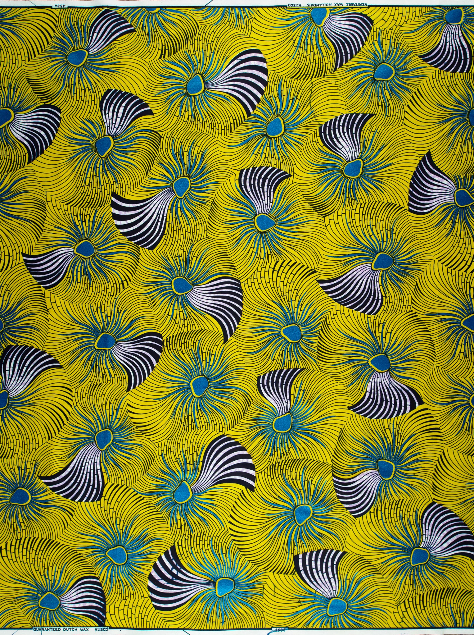 Wax Hollandais | VL03586.123 | Royal Blue Embellished - Image 4