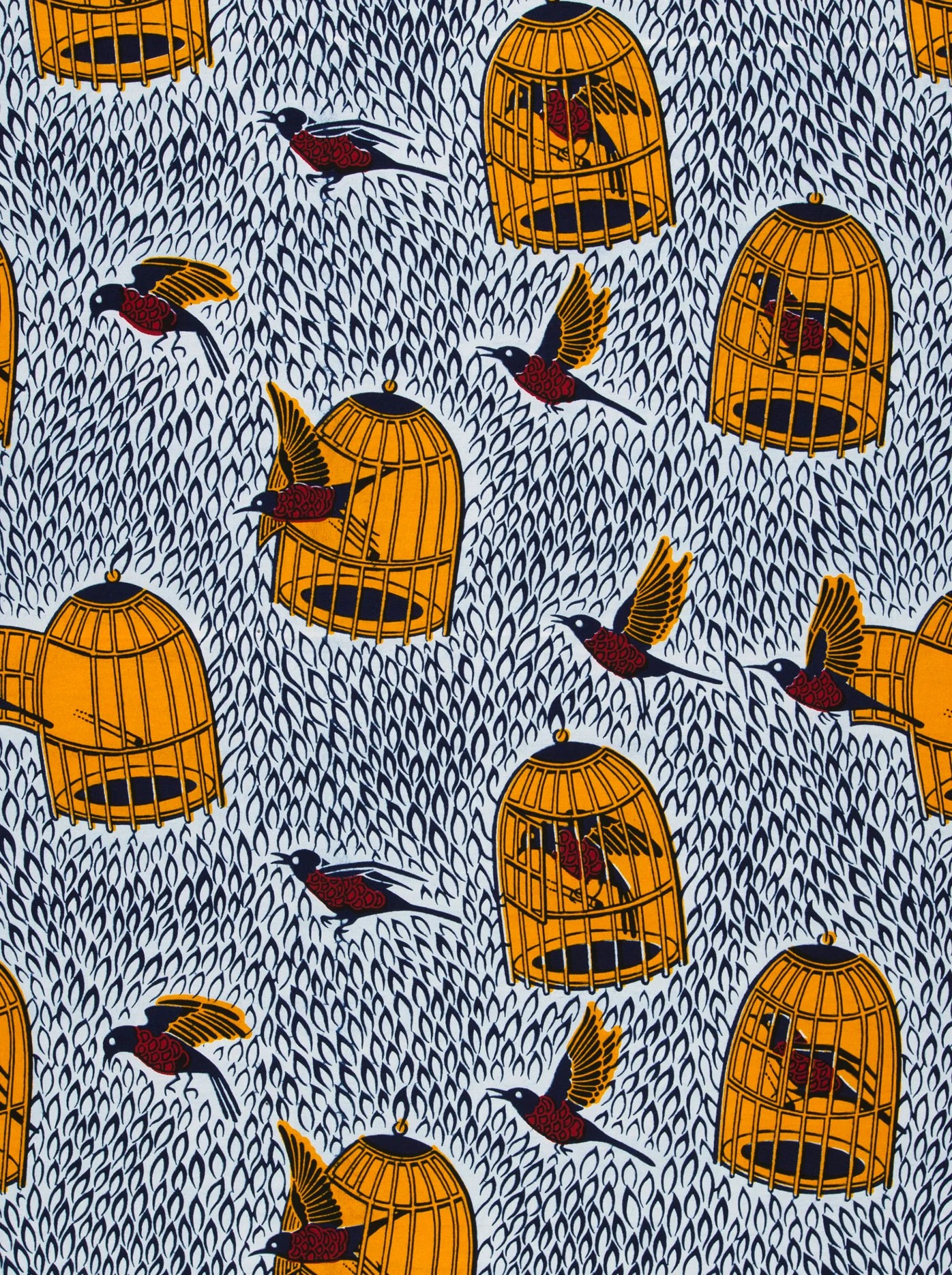 Wax Hollandais | VL03610.041 | Birdcage, Je sors, Tu sors, You leave, I leave - Image 3