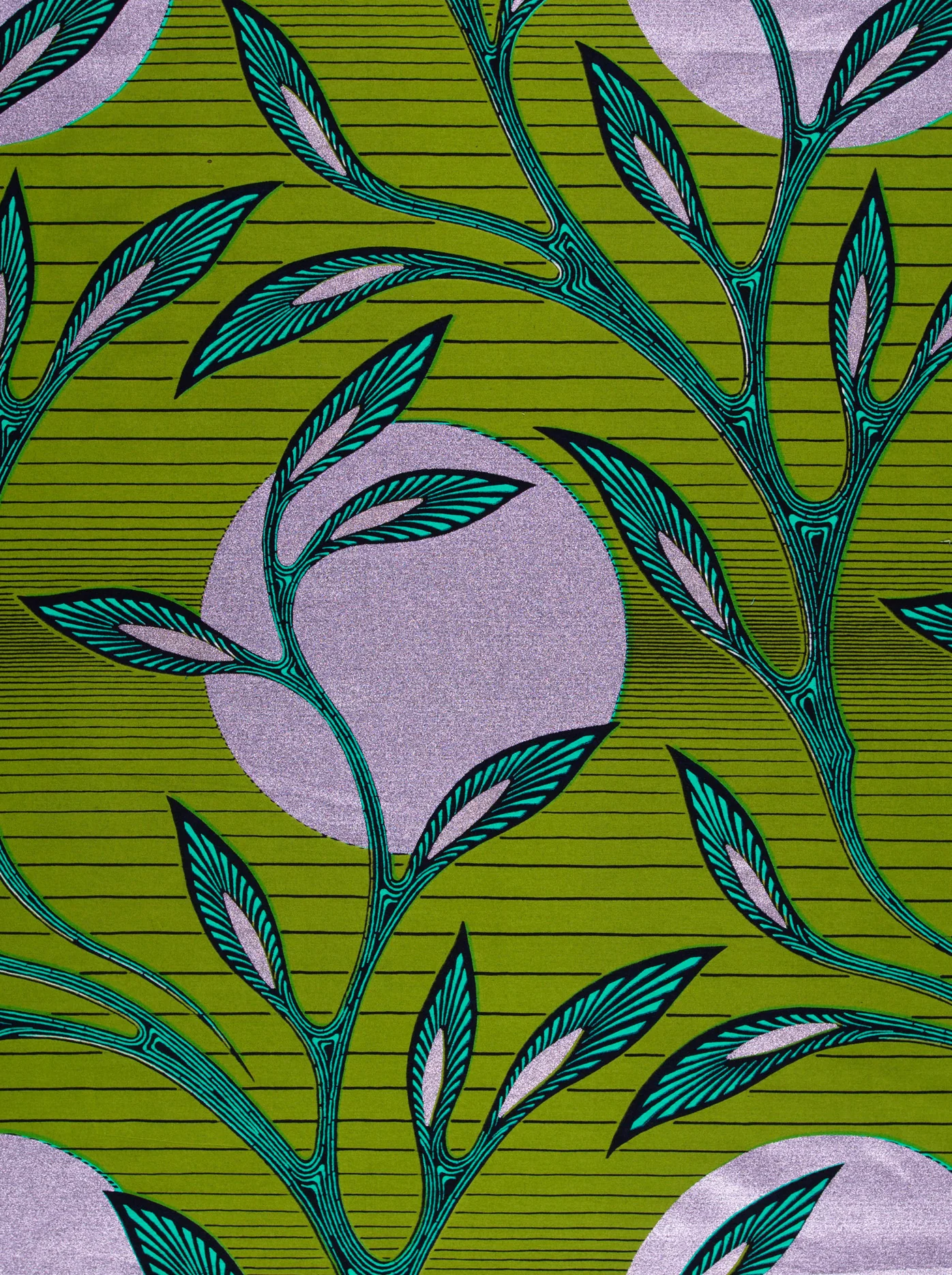 Wax Hollandais | VL03639.253 | Pastel Lilac Embellished - Image 3