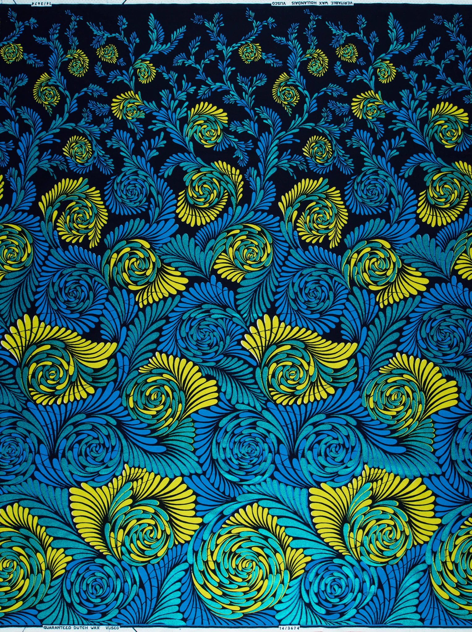 Wax Hollandais | VL03674.011 | Blue Embellished - Image 4
