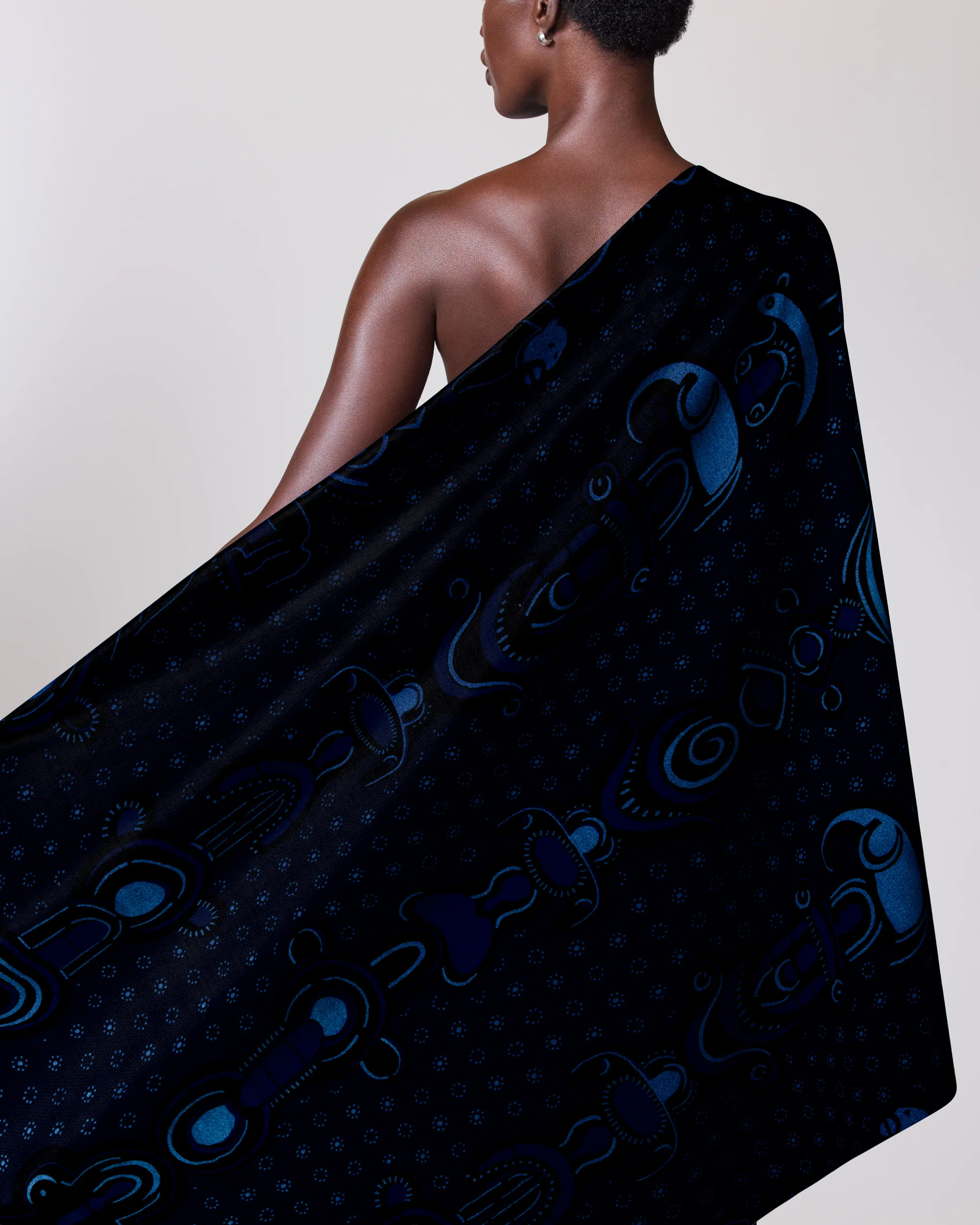 Sky Wax | VL04528.087 | Royal Blue Embellished - Image 2
