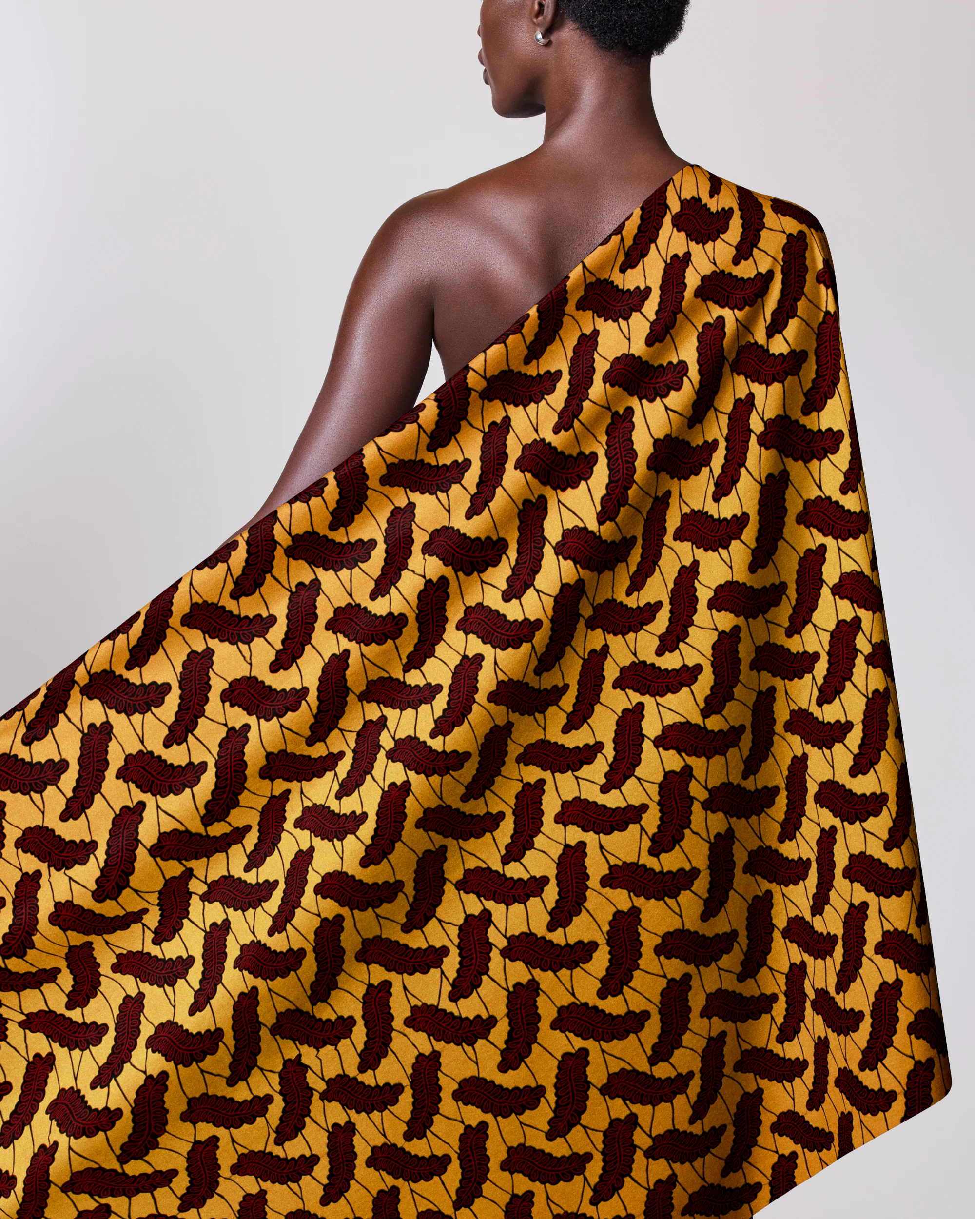 Wax Hollandais | VL08094.112 | Ashanti Chair, Opaka Leaf, V 12 - Image 2