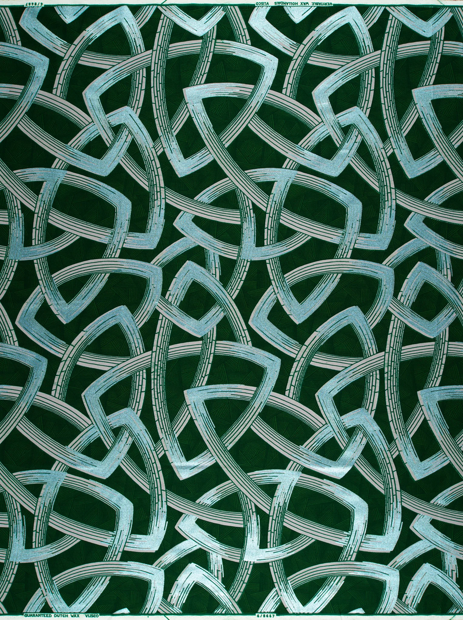 Wax Hollandais | VL08667.007 | Pastel Blue Embellished - Image 4