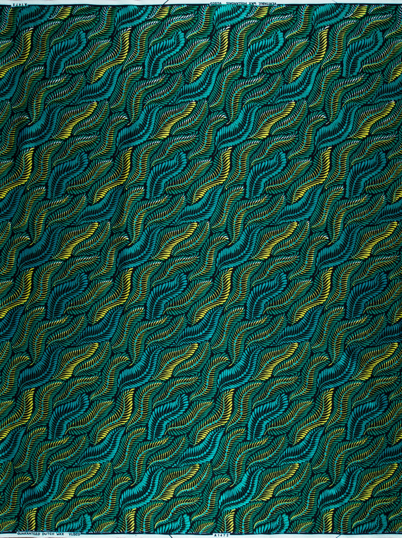 Wax Hollandais | VLA1472.017 | Blue Embellished - Image 4