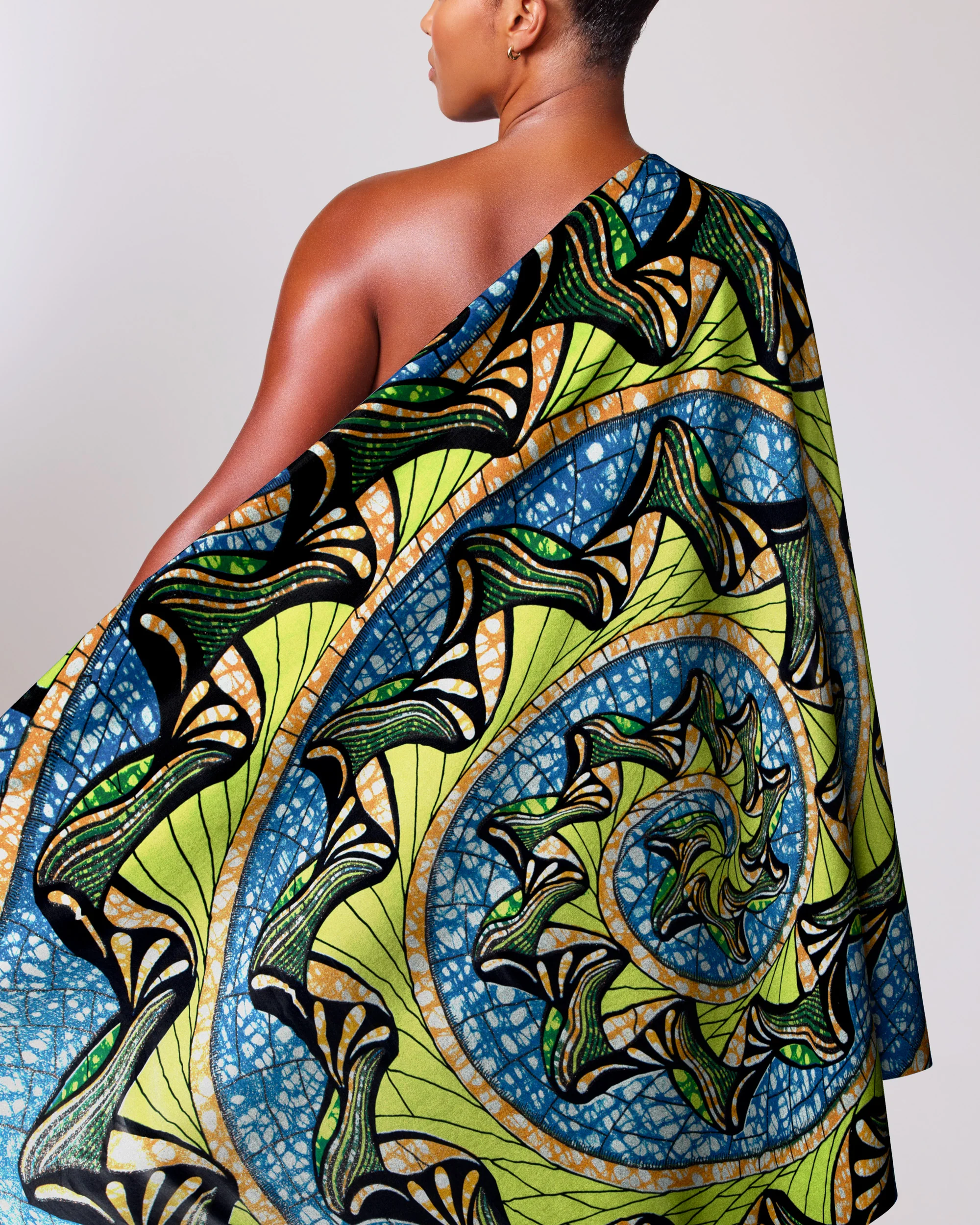 Grand Super-Wax | VLS0984.008 | Blue-Copper Glitter Embellished - Image 2