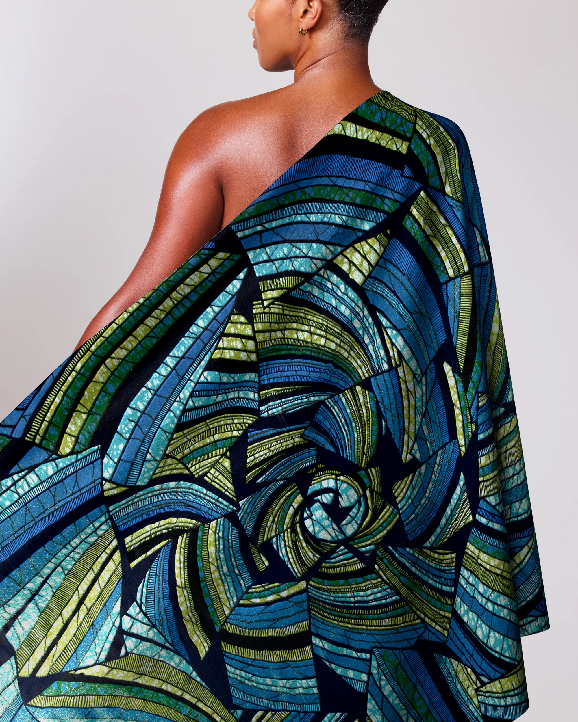 Grand Super-Wax | VLS6605.008 | Green-Gold Shine Embellished - Image 2