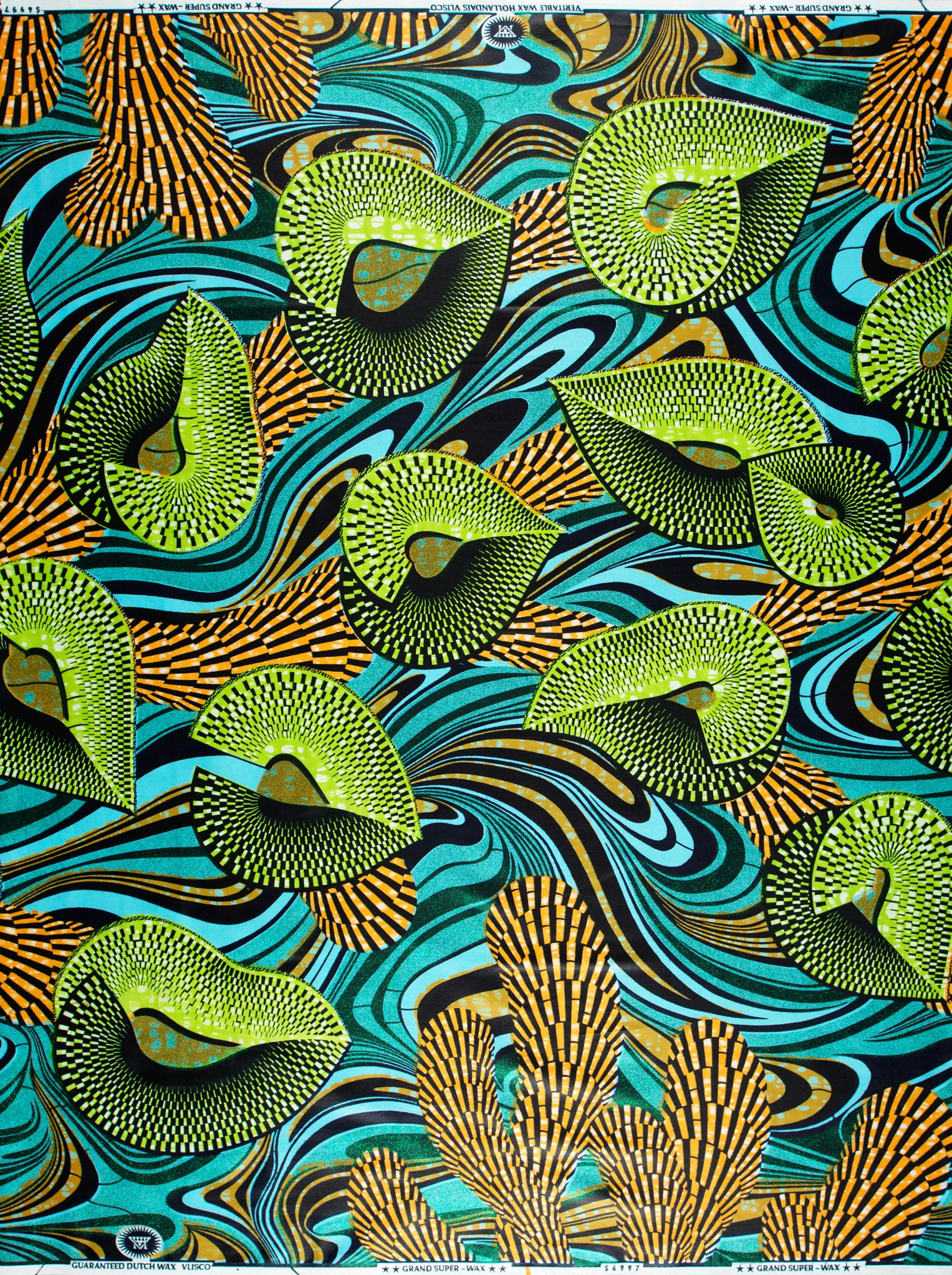 Grand Super-Wax | VLS6997.002 | Green Glitter Embellished - Image 4