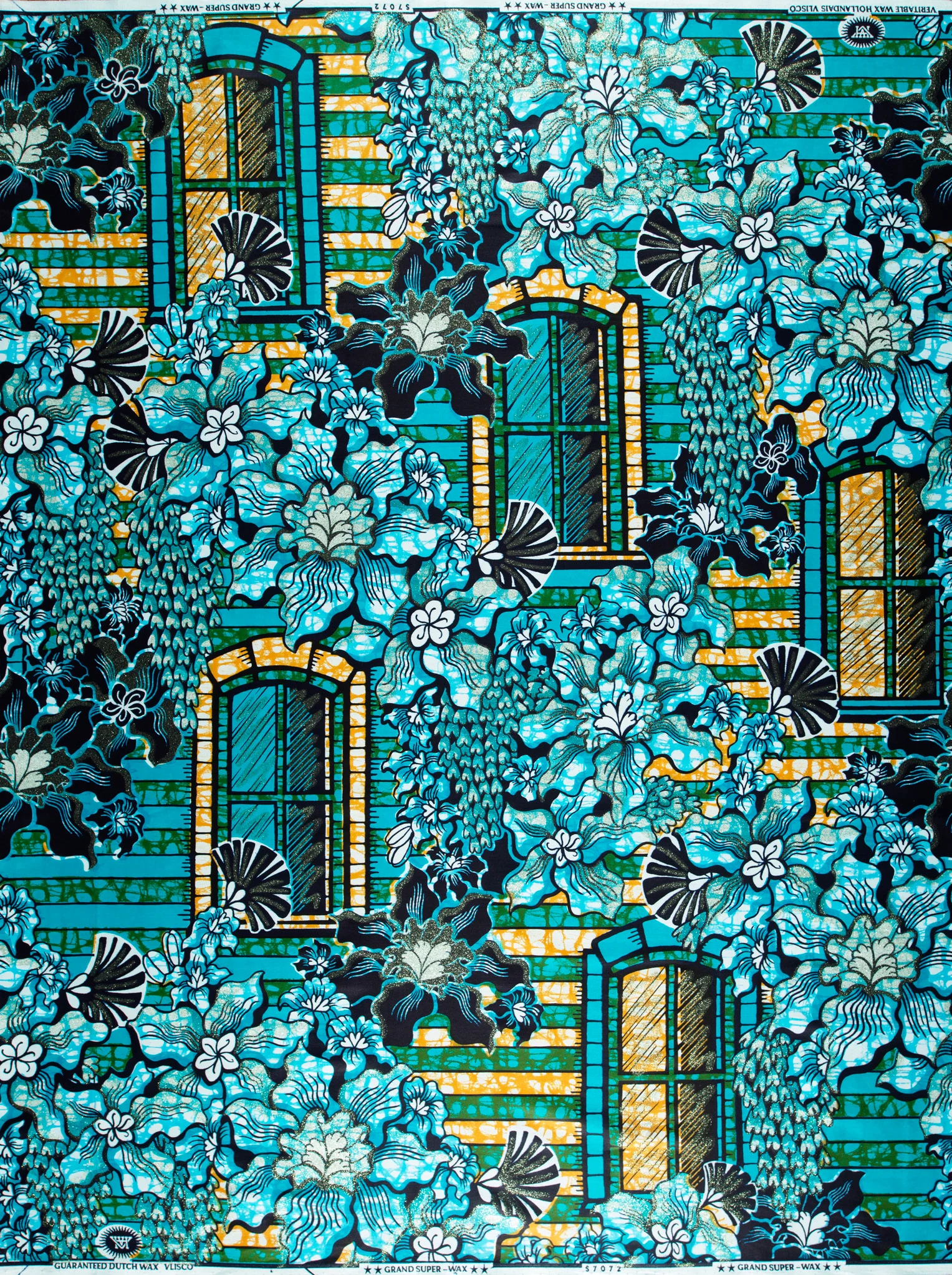 Grand Super-Wax | VLS7072.006 | Pastel Green Glitter Embellished - Image 4
