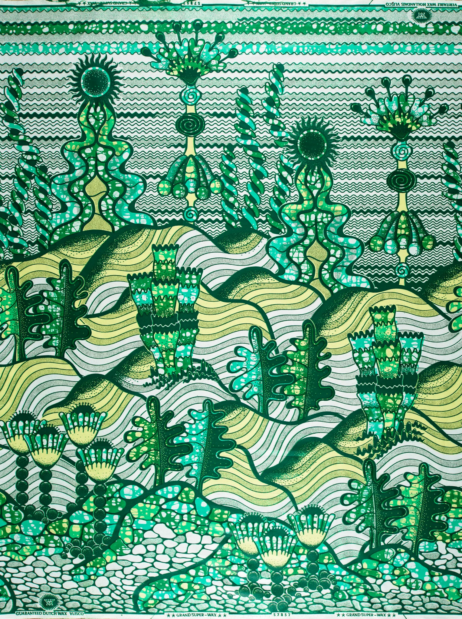 Grand Super-Wax | VLS7857.005 | Green Glitter Embellished - Image 4
