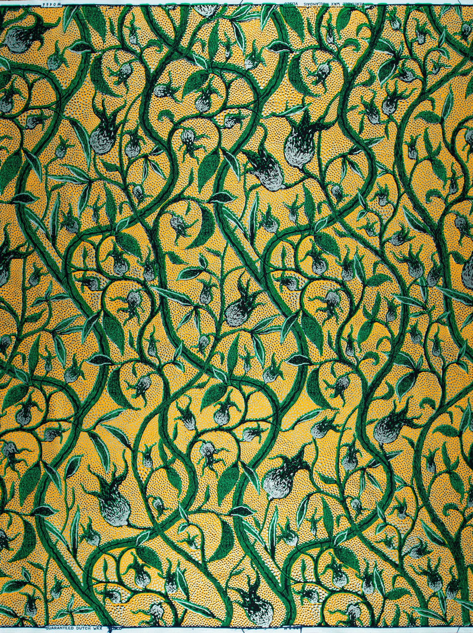 Wax Hollandais | VLW0466.014 | Pastel Green Embellished - Image 4