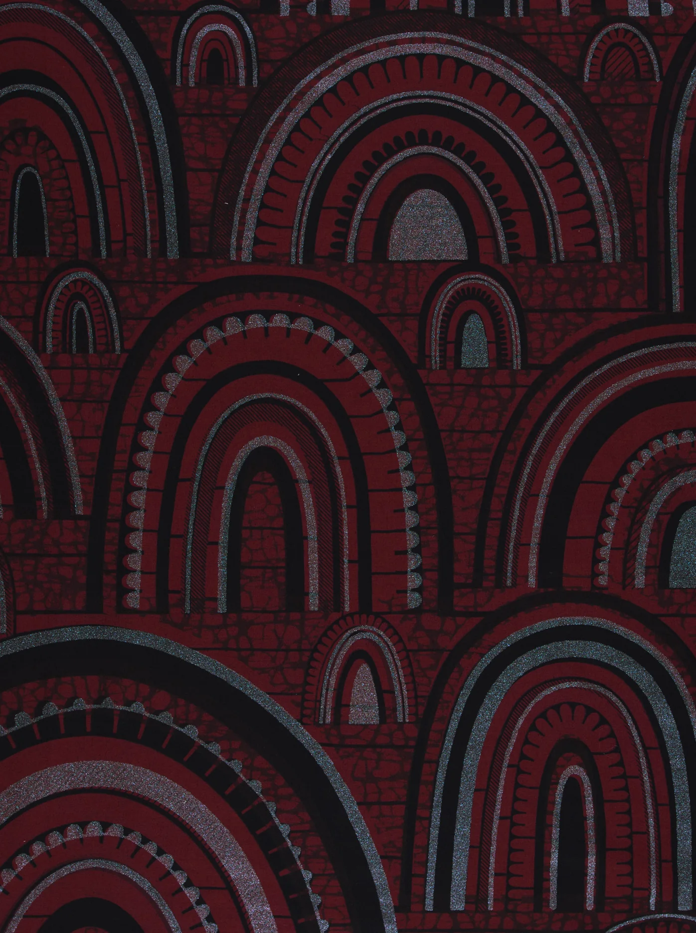 Sky Wax | VLW0577.023 | Red-Green Pearl Embellished - Image 3