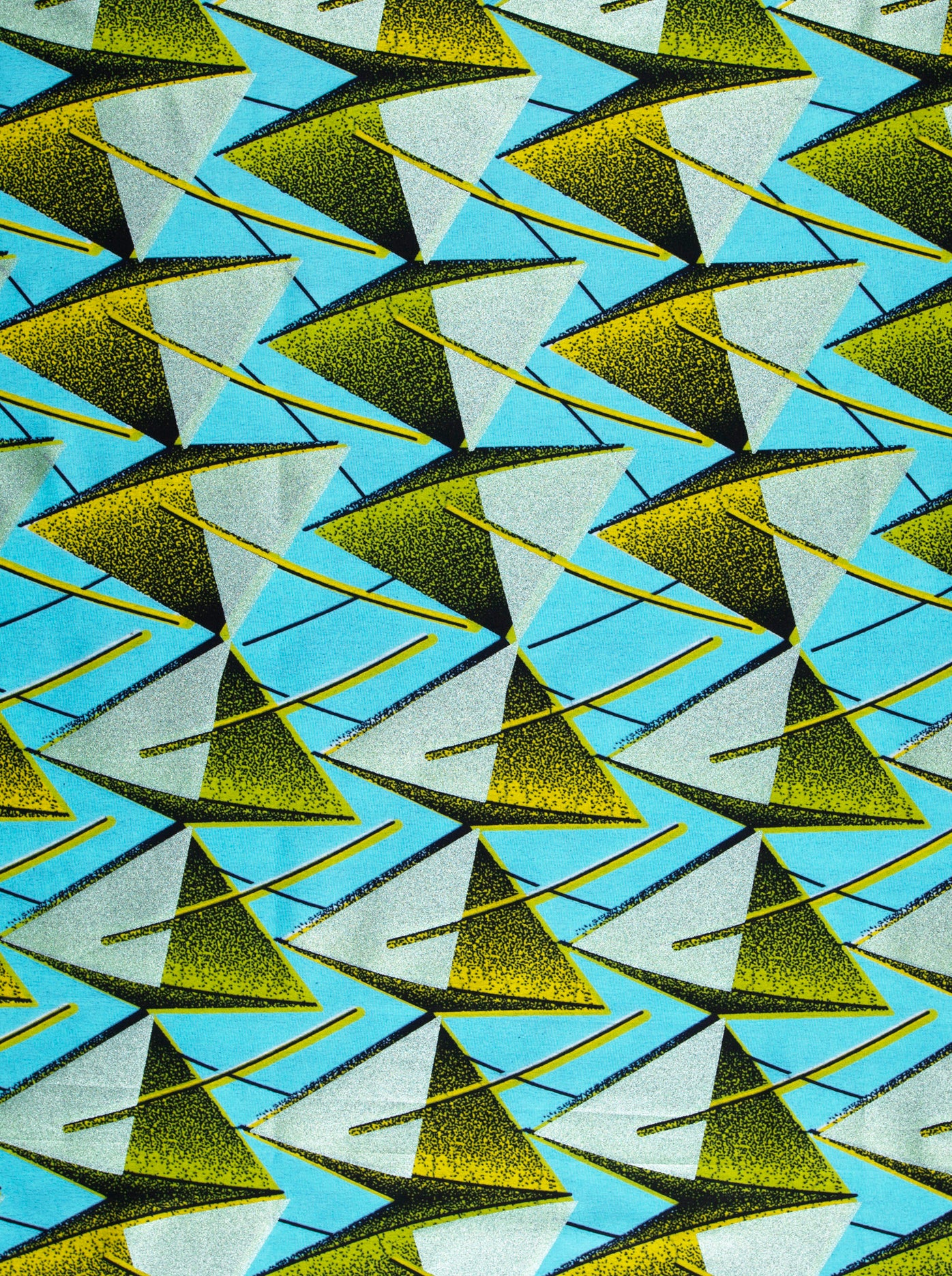 Wax Hollandais | VLW4168.020 | Pastel Green Embellished - Image 3