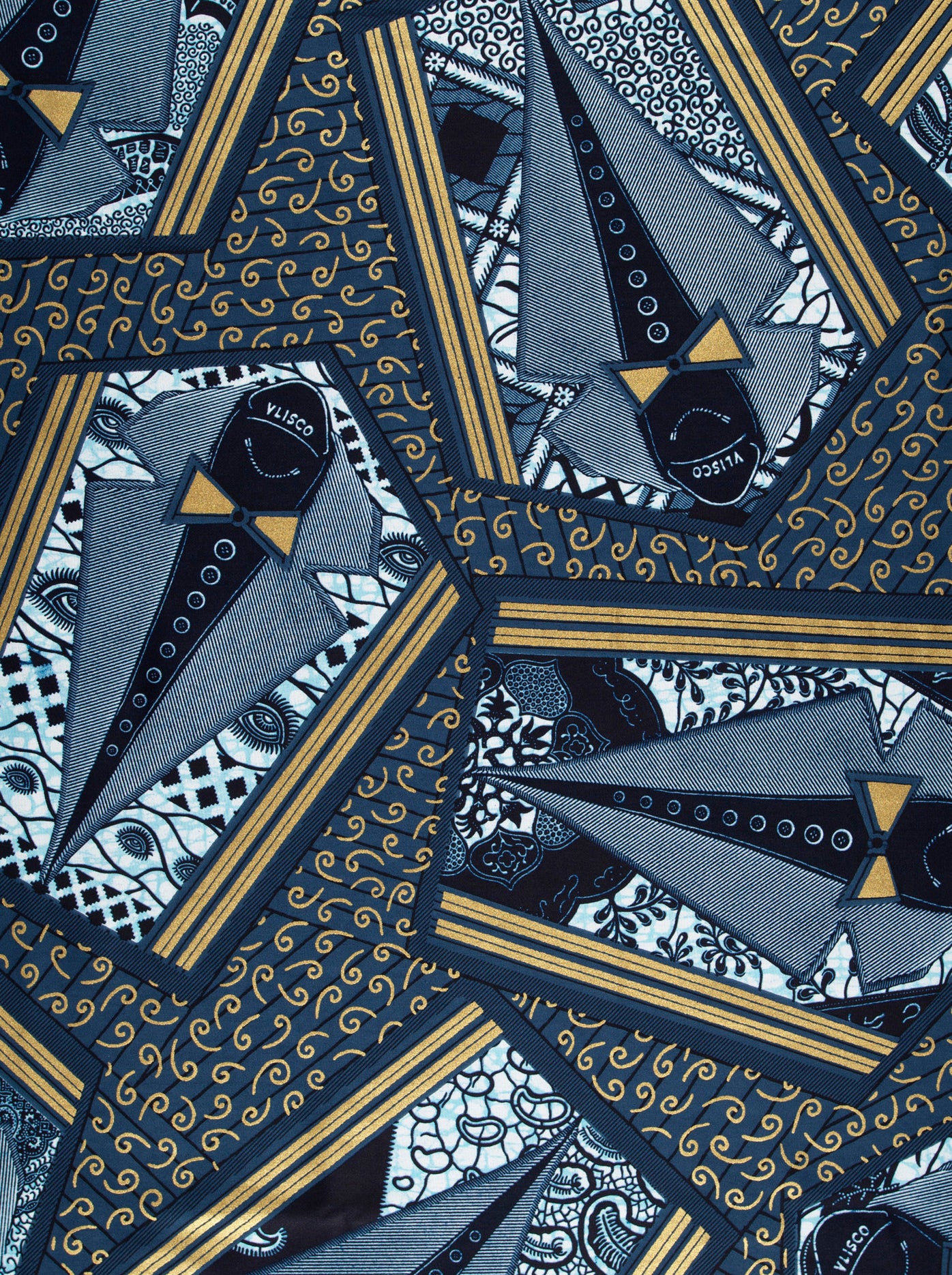 Wax Hollandais | VLW4313.005 | Gold Embellished - Image 3
