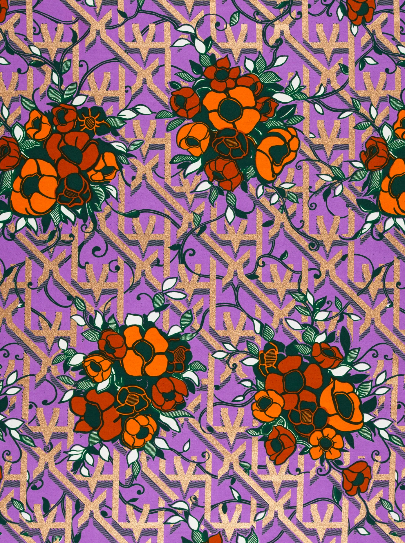Wax Hollandais | VLW5574.006 | Pale Copper Embellished - Image 3