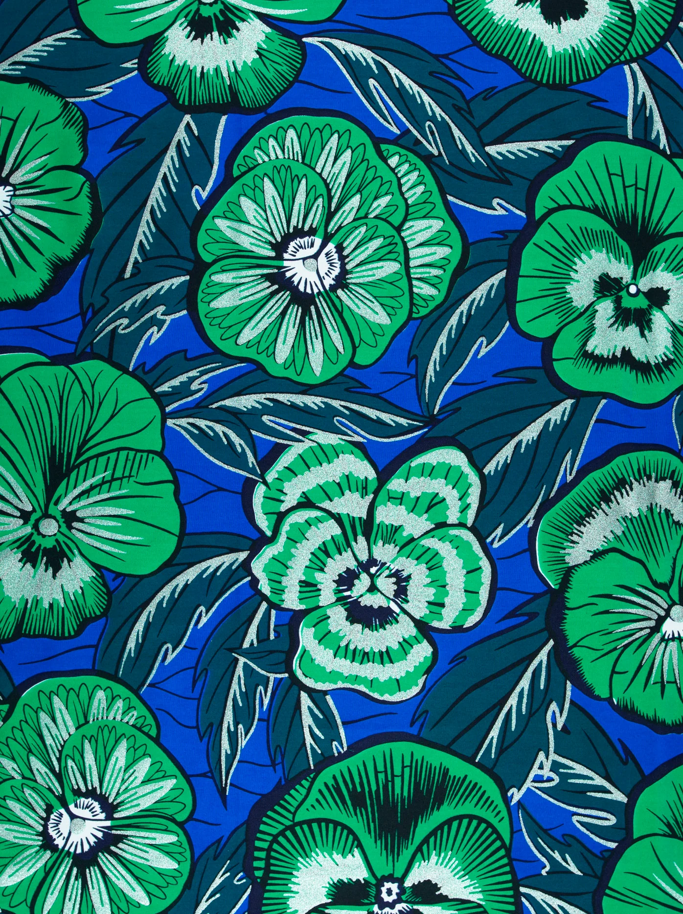 Wax Hollandais | VLW9787.005 | Pastel Green Embellished - Image 3