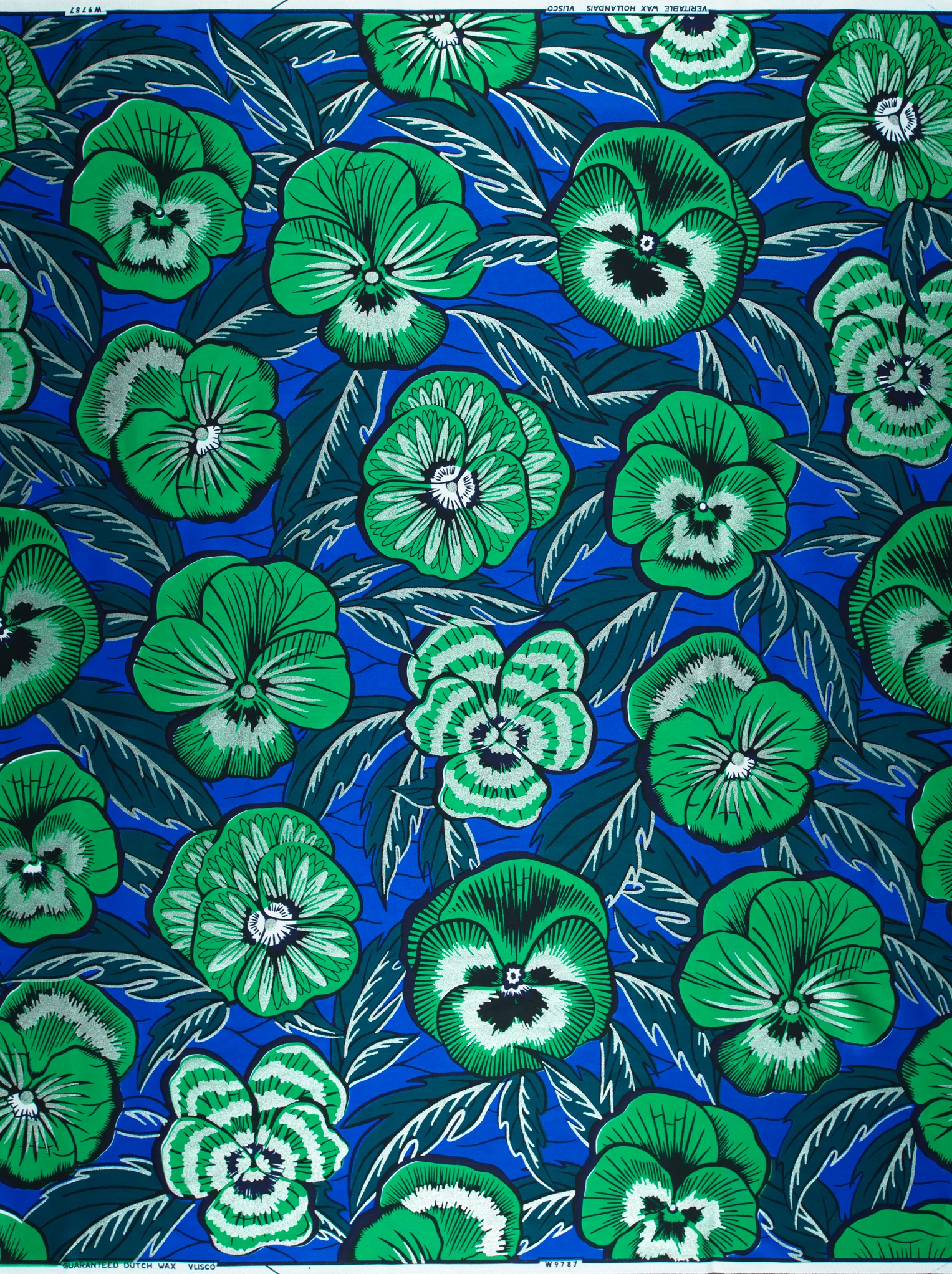 Wax Hollandais | VLW9787.005 | Pastel Green Embellished - Image 4